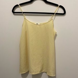 Uniqlo Cami Spaghetti Strap Yellow